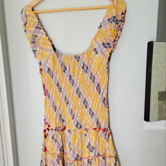 ‼️SOLD‼️Handmade Vintage Off the Shoulder Peasant Dress from Italy 🇮🇹 - Picture 6 of 13